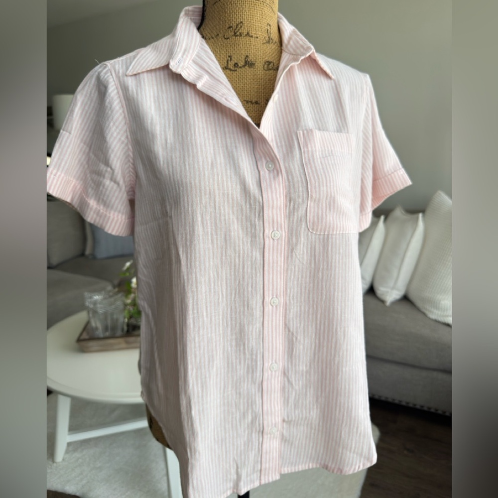 Levi's Light Pink Striped Shirt
